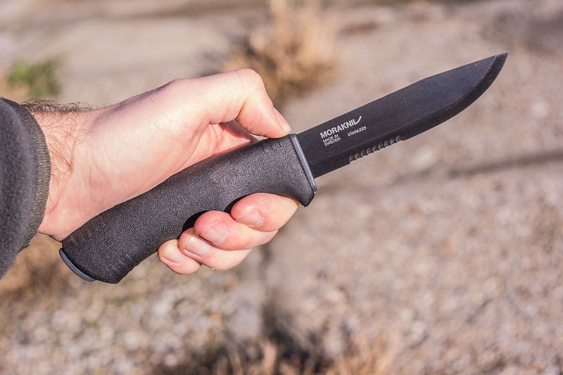 MORAKNIV Nôž s pevnou čepeľou Tactical SRT - čierny (ID12295)