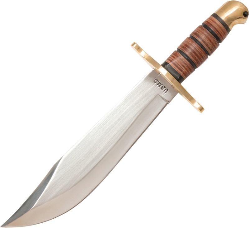 UNITED CUTLERY Nôž s pevnou čepeľou USMC Leatherneck Bowie - hnedý (UCBK1817)