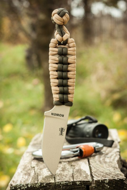 ESEE Nôž s pevnou čepeľou Knives Izula, Paracord - desert tan (ESIDTPC2)