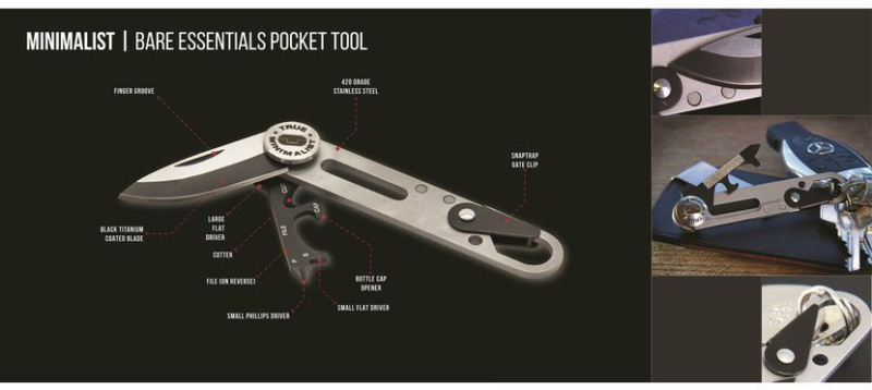 TRUE UTILITY Multitool Minimalist (TU208K)