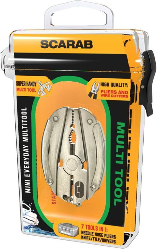 TRUE UTILITY Multitool Scarab - šedý (TU204)