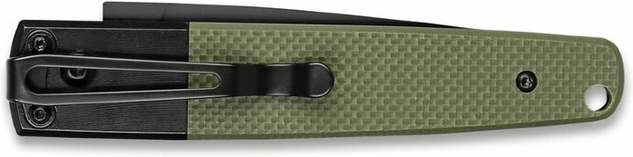 GANZO Zatvárací nôž G721B ButtonLock Black - green (G721B-GR)