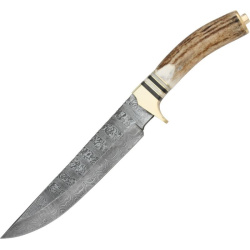 Nôž Bowie s damaškovou čepeľou (DM1006)
