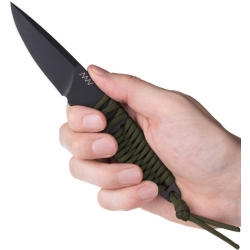 ANVKnives Nôž s pevnou čepeľou P100 Sleipner/Cerakote - olivový (ANVP100-039)