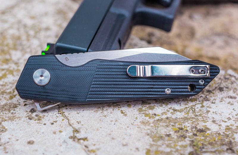 BESTECH Zatvárací nôž Barracuda Linerlock - čierny (BTKG15A1)