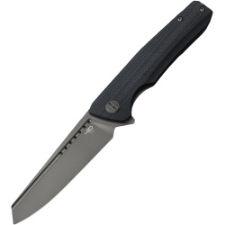 BESTECH Zatvárací nôž SLYTHER LinerLock Grey titanized - black (BG51A-2)