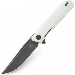 BESTECH Zatvárací nôž DUNDEE LinerLock Grey titanized - white (BMK01I)