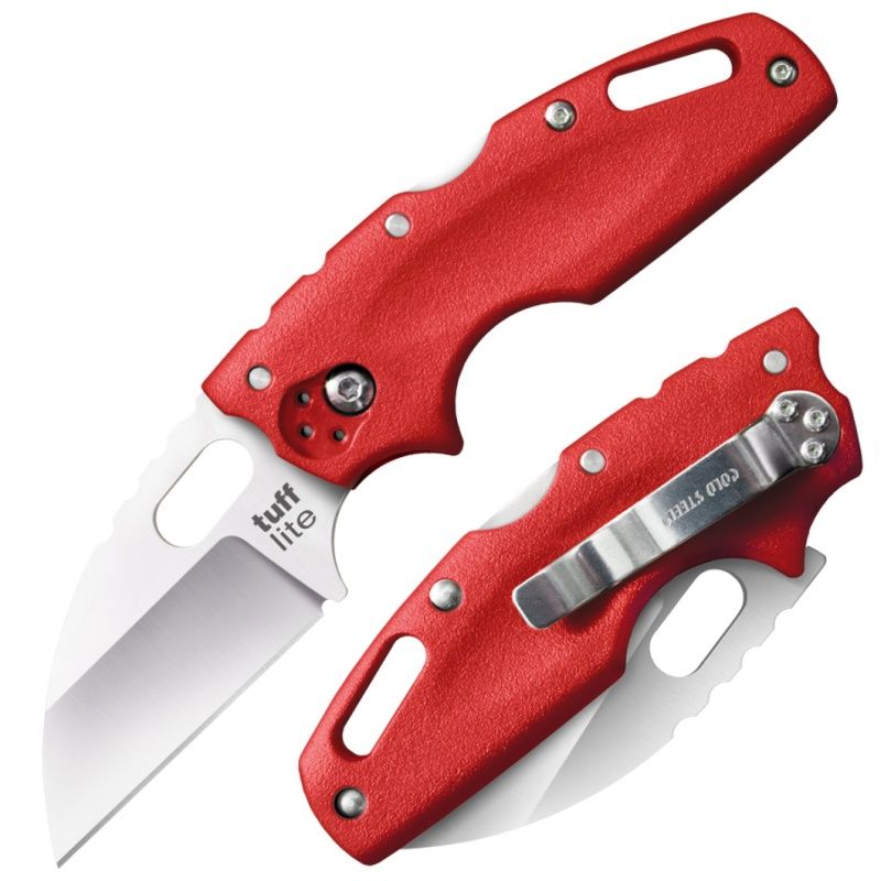 COLD STEEL Zatvárací nôž TUFF LITE LG, PLAIN, RED (20LTR)