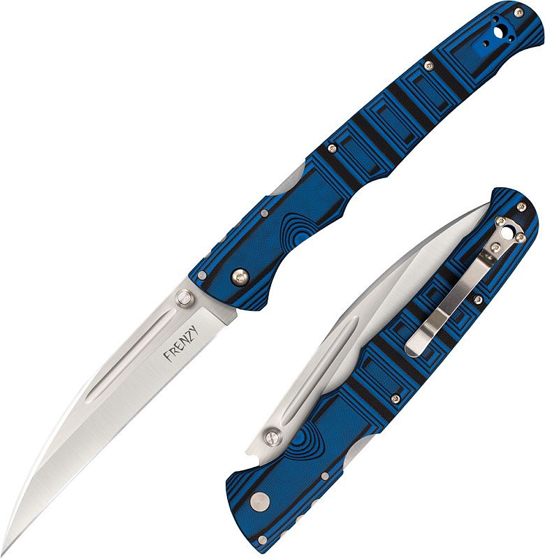 COLD STEEL Zatvárací nôž FRENZY II (BLUE & BLACK) S35VN (62P2A)