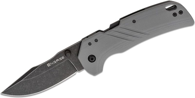 COLD STEEL Zatvárací nôž 3" ENGAGE G-10 HANDLE - grey (FL-30DPLD-10BGY)