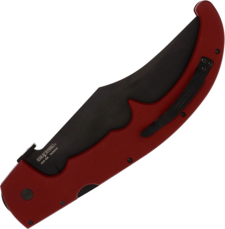 COLD STEEL Zatvárací nôž ESPADA XL G-10 AUS10A - ruby red (62MGC-RRBK)