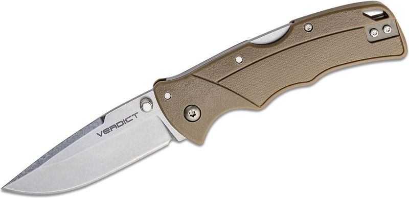 COLD STEEL Zatvárací nôž 3" Verdict Spear Point 4116SS FDE (FL-C3SPSSFDE)