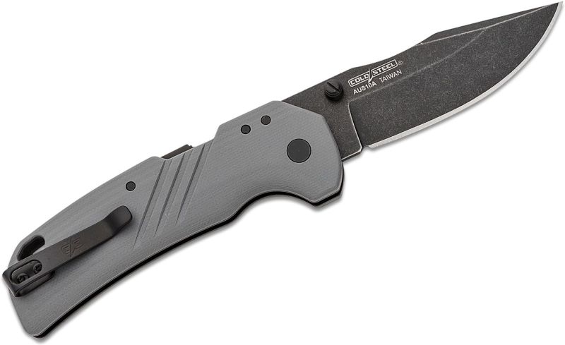 COLD STEEL Zatvárací nôž 3" ENGAGE G-10 HANDLE - grey (FL-30DPLD-10BGY)