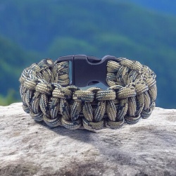 Paracord náramok Cobra - multicam