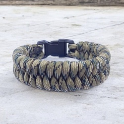 Paracord náramok Pásavec - multicam