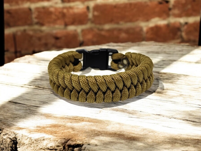 Paracord náramok Pásavec - coyote